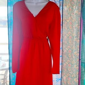 Hot Red  Express Dress